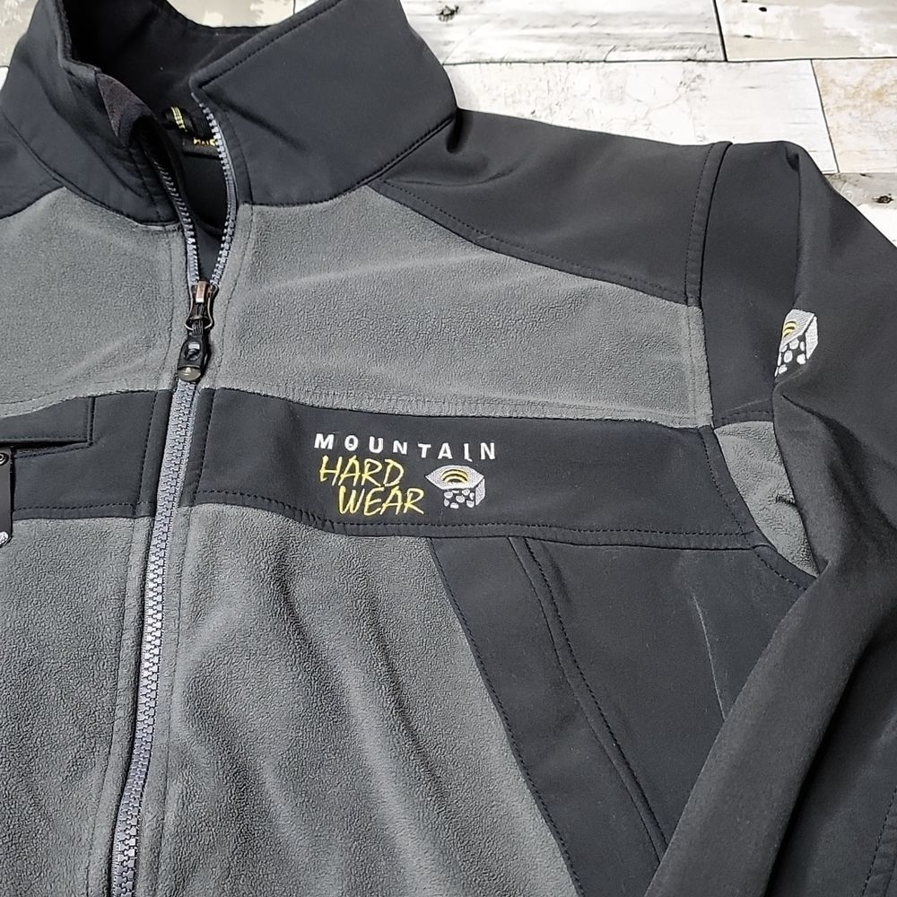 Mountain hard wear windstopper fleece stretch panel zip jacket - Picture 2 of 9